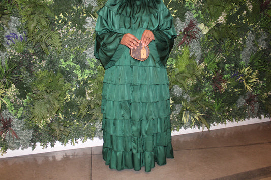 Asiya Ruffle Tier Abaya